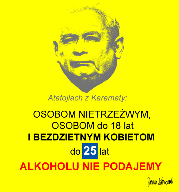 Kaczyński o dzietności i piciu kobiet
