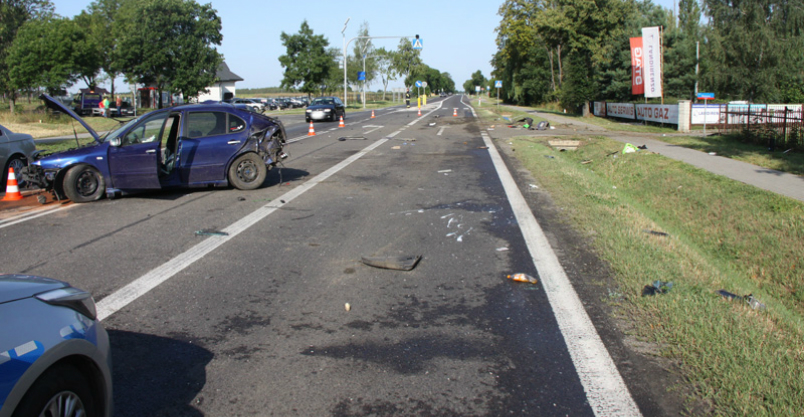 Trzy osoby ranne w wypadkach na powiatowych drogach Kliknięcie w obrazek spowoduje wyświetlenie jego powiększenia
